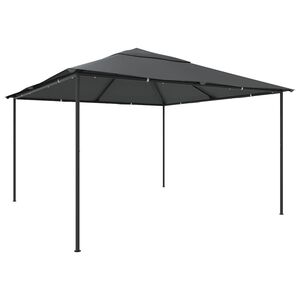 vidaXL Pavillon 4x4x3 m Anthrazit 180 g/m&sup2;