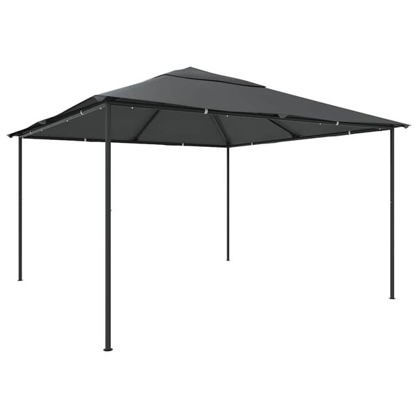 vidaXL Pavillon 4x4x3 m Anthrazit 180 g/m&sup2;