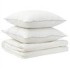 vidaXL Bettdecke und Kissen Set 3 stk. 140x220 cm Sommer 140 GSM Wolle