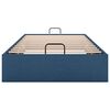 vidaXL Ottoman-Bett ohne Matratze Blau 90x190 cm Stoff