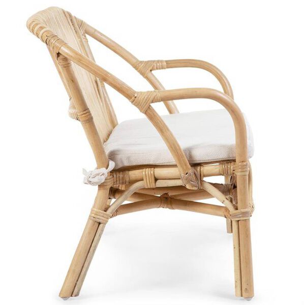 CHILDHOME Kinderbank mit Kissen Montana Rattan