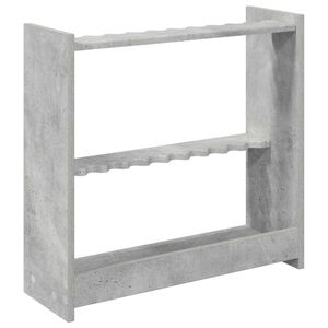vidaXL Billardqueue-St&auml;nder Holzwerkstoff 60 x 20 x 57 cm Betongrau