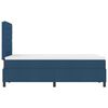 vidaXL Boxspringbett mit Matratze mit LED Blau 120 x 200 cm Stoff