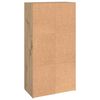 vidaXL B&uuml;roschrank mit Regal Altholz 60 x 32 x 115 cm Holzwerkstoff
