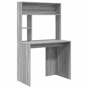 vidaXL Schreibtisch Graues Sonoma 91 x 50 x 149 cm Holzwerkstoff