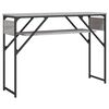 vidaXL Konsolentisch mit Ablage Grau Sonoma 105x30x75cm Holzwerkstoff