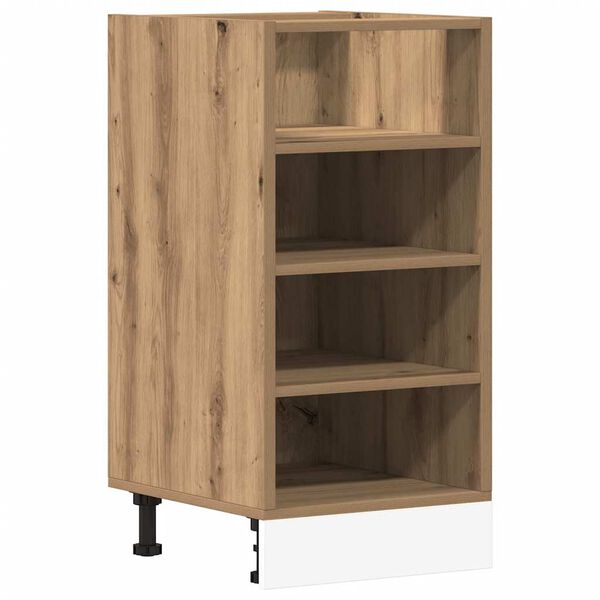 vidaXL Unterschrank Riga Artisan-Eiche 40x44,5x81,5 cm Holzwerkstoff