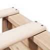 vidaXL Massivholzbett mit Regal ohne Matratze 180x200 cm Kiefernholz