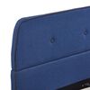 vidaXL Bettgestell Blau Stoff 140 x 200 cm