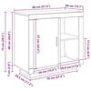 vidaXL Sideboard Altholz 80 x 40 x 75 cm Holzwerkstoff