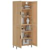 vidaXL Highboard Sonoma-Eiche 69,5x34x180 cm Holzwerkstoff