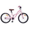 vidaXL Kinderfahrrad 18 Zoll f&uuml;r 5-7 Jahre alt Hellrosa