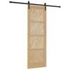 vidaXL Schiebet&uuml;r 73,5 x 211 cm Massives Kiefernholz