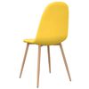 vidaXL Esszimmerstühle 2 Stk. Senfgelb Stoff