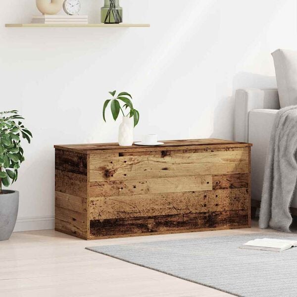vidaXL Aufbewahrungsbox Altholz 100 x 42 x 46 cm Holzwerkstoff