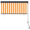 vidaXL Au&szlig;enrollo 140x250 cm Wei&szlig; und Orange