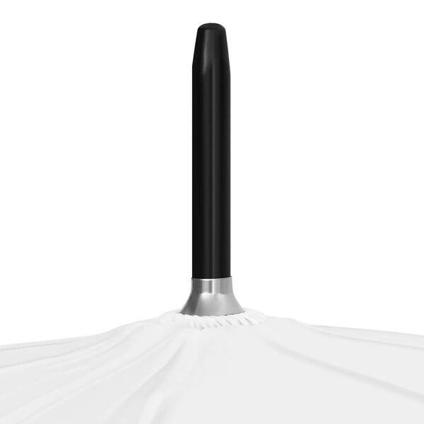 vidaXL Regenschirm Wei&szlig; 130 cm