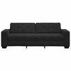 vidaXL 3-Sitzer-Sofa Schwarz 220x78x80 cm Samt