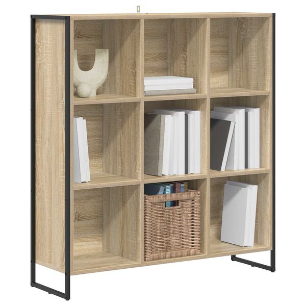 vidaXL B&uuml;cherregal Sonoma 99,5 x 30 x 108,5 cm Holzwerkstoff