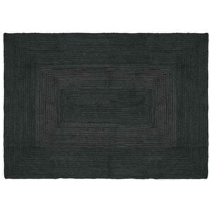 vidaXL Bereichsteppich Dunkelgrau 120 x 170 cm Jute