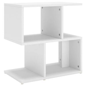 vidaXL Nachttisch Wei&szlig; 50x30x51,5 cm Holzwerkstoff