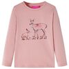 vidaXL Kinder-Langarmshirt Rosa 128