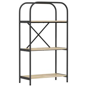 vidaXL B&uuml;cherregal 3 Ebenen 60 x 30 x 109 cm Holzwerkstoff