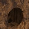 vidaXL Katzenhaus Ger&auml;ucherte Eiche 72 x 42,5 x 70 cm Holzwerkstoff