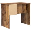 vidaXL Schreibtisch mit Regal Altholz 90 x 49 x 75 cm Holzwerkstoff