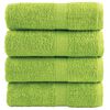 vidaXL Premium-G&auml;stet&uuml;cher SOLUND 4 Stk. Apfelgr&uuml;n 30x50 cm 600 g/m&sup2;