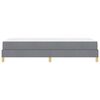 vidaXL Boxspringbett mit Matratze Hellgrau 90 x 190 cm Stoff