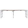vidaXL Klappbarer Campingtisch Aluminium 240 x 60 cm