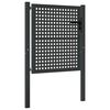 vidaXL Gartentor Anthrazit 100x100 cm Stahl