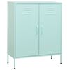 vidaXL Lagerschrank Minzgr&uuml;n 80x35x101,5 cm Stahl