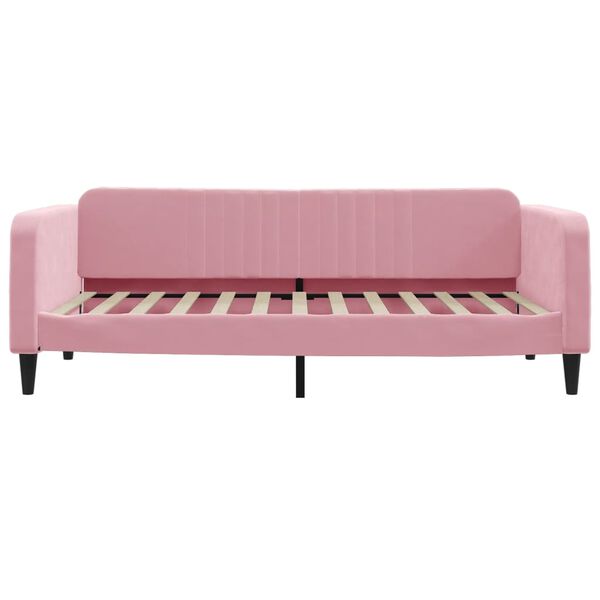 vidaXL Tagesbett Rosa 100x200 cm Samt