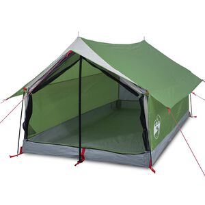 vidaXL Campingzelt 2 Personen Gr&uuml;n Wasserfest
