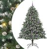 vidaXL K&uuml;nstlicher Weihnachtsbaum mit 300 LEDs mit St&auml;nder Gr&uuml;n 210 cm