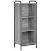 vidaXL B&uuml;cherregal 55,5 x 33 x 174 cm Holzwerkstoff Sonoma-Grau