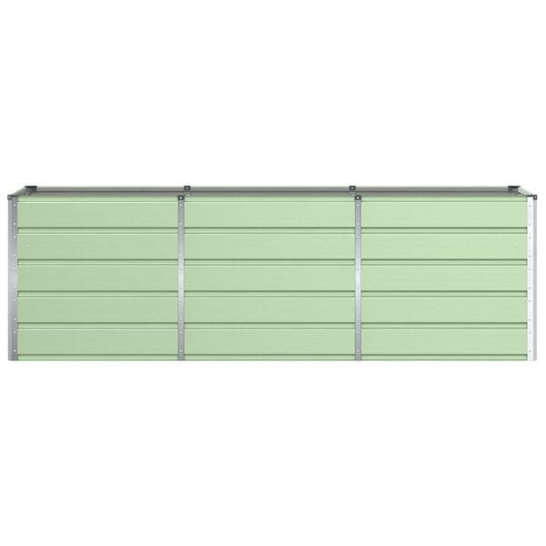 vidaXL Pflanzk&uuml;bel Gr&uuml;n 240 x 80 x 75 cm Stahl