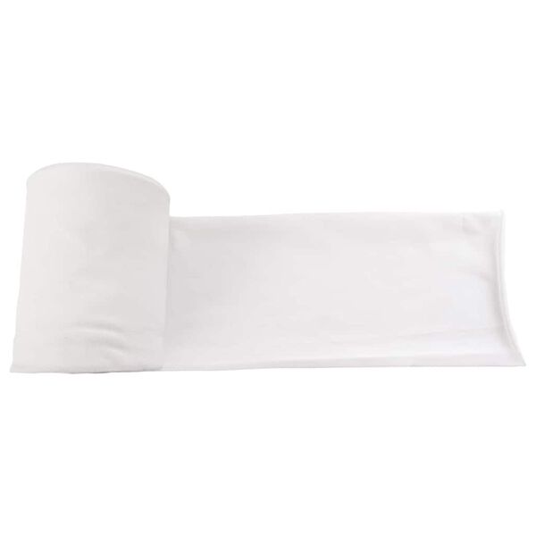 vidaXL Abflussrohr Wei&szlig; 16 x 2000 cm Stoff