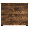 vidaXL Badezimmerschrank mit T&uuml;r Ger&auml;ucherte Eiche 76,5 x 35 x 64 cm