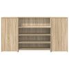 vidaXL Empfangstheke Sonoma-Eiche 200x50x103,5 cm Holzwerkstoff