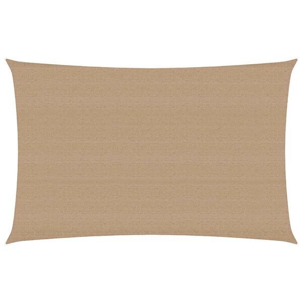vidaXL Sonnensegel 160 g/m² Taupe 3x5 m HDPE