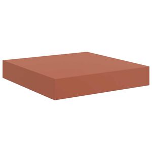 vidaXL Wandregal Wandmontiert Rot 23 x 23,5 x 4 cm Holzwerkstoff