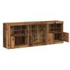 vidaXL LED-Sideboard Altholz 181,5 x 37 x 67 cm Holzwerkstoff