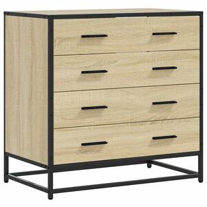 vidaXL Schubladenschrank Sonoma-Eiche 70x41x70 cm Holzwerkstoff