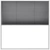 vidaXL Insektenschutz-Plissee f&uuml;r Fenster Aluminium 120x120 cm