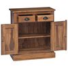 vidaXL Aufbewahrungsschrank Natur 65 x 30 x 75 cm Massivholz Teak