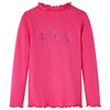 vidaXL Kinder-Langarmshirt Knallrosa 116