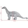 vidaXL Pl&uuml;schtier Brachiosaurus Stehend Pl&uuml;sch Grau XXL